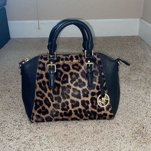 Leopard print mk bag